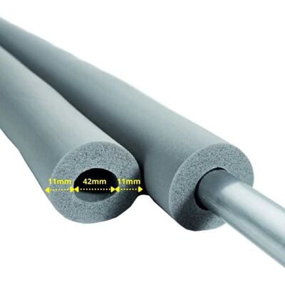 BONI-SHOP® Isolamento Per Tubi Aeroflex® Sh, Coibentazione Tubi - 2m, Materiale Isolante Flessibile In Schiuma A Celle Chiuse A Base Di Caucciù, Nero - 42 X 10 Mm BONI-SHOP® Isolamento Per Tubi Aeroflex® Sh, Coibentazione Tubi - 2m, Materiale Isolante Flessibile In Schiuma A Celle Chiuse A Base Di Caucciù, Nero - 42 X 10 Mm