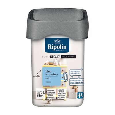 RIPOLIN Rip Recup Pezzo Da Vivere Satin 0,75l Blu Seventies - RIPOLIN Rip Recup Pezzo Da Vivere Satin 0,75l Blu Seventies -