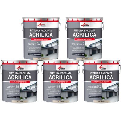 ARCANE INDUSTRIES Pittura Acrilica Per Esterni: Per Facciate Esterne E Stucco - Arcafaçade Renov - 5 X 10 L Beige - Ral 080 80 10 - ARCANE INDUSTRIES Pittura Acrilica Per Esterni: Per Facciate Esterne E Stucco - Arcafaçade Renov - 5 X 10 L Beige - Ral 080 80 10 -