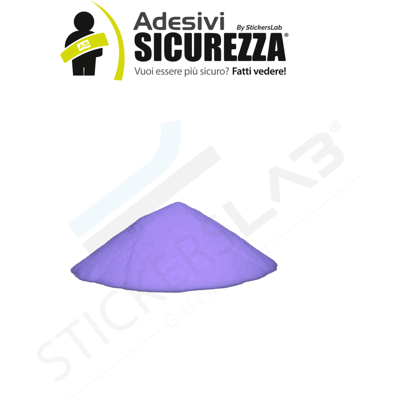 STICKERSLAB Pigmento Additivo Polvere Luminescente Fosforescente Si Illumina Al Buio (a Base Bianca) Colore - Viola, Peso - 500 Grammi (0,5kg) STICKERSLAB Pigmento Additivo Polvere Luminescente Fosforescente Si Illumina Al Buio (a Base Bianca) Colore - Viola, Peso - 500 Grammi (0,5kg)