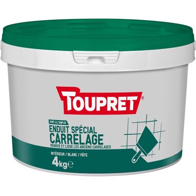TOUPRET Intonaco Speciale Per Piastrelle Rinnova E Liscia Le Piastrelle Antiche 4kg - TOUPRET Intonaco Speciale Per Piastrelle Rinnova E Liscia Le Piastrelle Antiche 4kg -