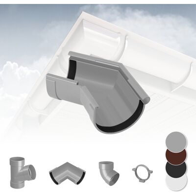 RAINWAY - 130mm PVC - Sistema di grondaie RAINWAY - 130mm PVC - Sistema di grondaie