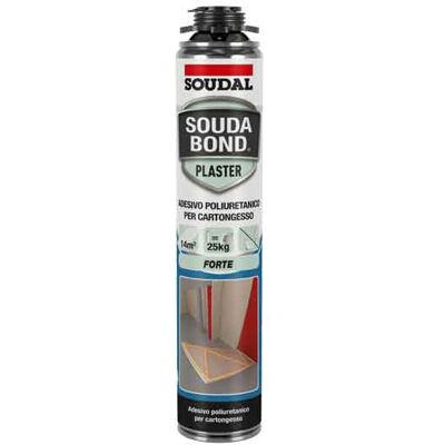 SOUDAL Adesivo Poliuretanico 'soudabond Plaster' 750 Ml - Pistola SOUDAL Adesivo Poliuretanico 'soudabond Plaster' 750 Ml - Pistola