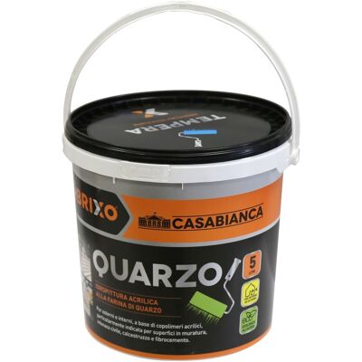 BRIXO Fraschetti - Pittura Al Quarzo Bianca Per Interni Ed Esterni Casabianca - 14 Lt BRIXO Fraschetti - Pittura Al Quarzo Bianca Per Interni Ed Esterni Casabianca - 14 Lt