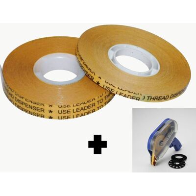 STICKERSLAB Nastro Tnt Biadesivo In Tessuto Non Tessuto Reverse (atg System) A Medio Spessore 0,08mm + Dispenser Atg700 Packaging - 8 Rotoli: 19mm X 33m X 0,08mm + Dispenser Atg900 STICKERSLAB Nastro Tnt Biadesivo In Tessuto Non Tessuto Reverse (atg System) A Medio Spessore 0,08mm + Dispenser Atg700 Packaging - 8 Rotoli: 19mm X 33m X 0,08mm + Dispenser Atg900