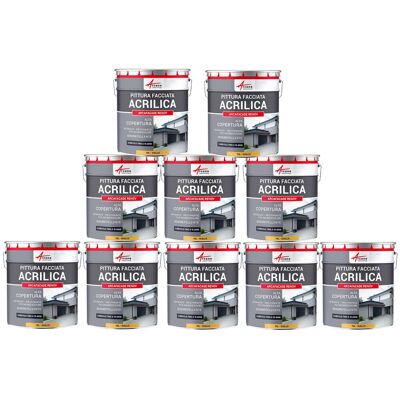 ARCANE INDUSTRIES Pittura Acrilica Per Esterni: Per Facciate Esterne E Stucco - Arcafaçade Renov - 10 X 10 L Giallo - Ral 080 80 60 - ARCANE INDUSTRIES Pittura Acrilica Per Esterni: Per Facciate Esterne E Stucco - Arcafaçade Renov - 10 X 10 L Giallo - Ral 080 80 60 -