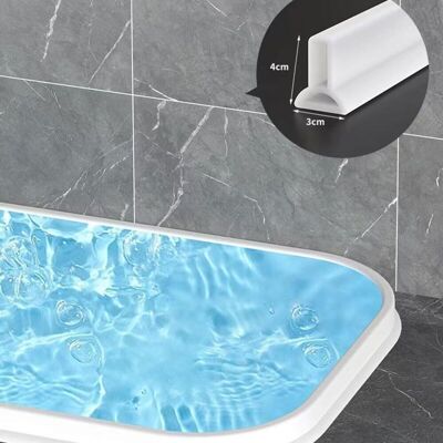 ALOVEZ Banda Adesiva Antischizzo In Silicone Da 2 M – Guarnizione Stagna Per Soglia Doccia E Cucina, Resistente All’acqua E Facile Da Installare ALOVEZ Banda Adesiva Antischizzo In Silicone Da 2 M – Guarnizione Stagna Per Soglia Doccia E Cucina, Resistente All’acqua E Facile Da Installare