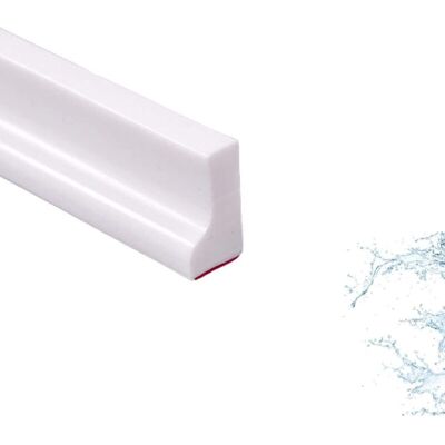 DPZO Soglia Doccia In Silicone Da 2 M/78 Pollici, Barriera Impermeabile Per Pavimento Del Bagno, Guarnizione Per Il Bagno (a Forma Di L, Alta 3 Cm) DPZO Soglia Doccia In Silicone Da 2 M/78 Pollici, Barriera Impermeabile Per Pavimento Del Bagno, Guarnizione Per Il Bagno (a Forma Di L, Alta 3 Cm)
