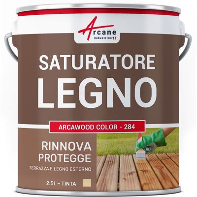 ARCANE INDUSTRIES Saturatore Per Legno, A Base Di Oli Naturali Vegetali - Arcawood Color 284 - 2,5 L (fino A 12,5 M²) Naturale - Incolore - ARCANE INDUSTRIES Saturatore Per Legno, A Base Di Oli Naturali Vegetali - Arcawood Color 284 - 2,5 L (fino A 12,5 M²) Naturale - Incolore -