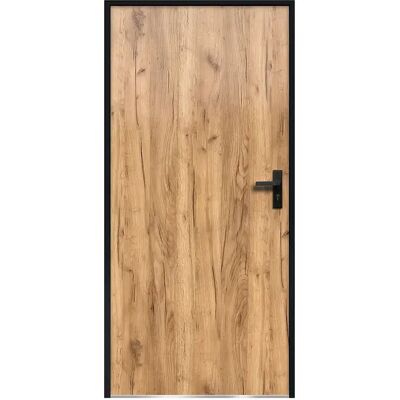 Unique Porta D'Ingresso In Acciaio Massiccio H207 X L100 Cm Effetto Rovere Spessore 68 Mm Apertura Verso Sinistra - Agueda Unique Porta D'Ingresso In Acciaio Massiccio H207 X L100 Cm Effetto Rovere Spessore 68 Mm Apertura Verso Sinistra - Agueda