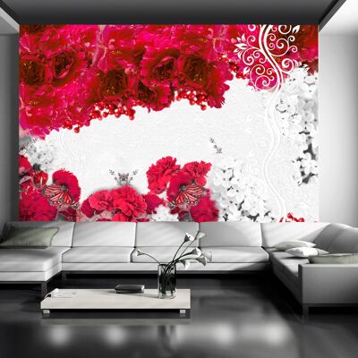 ARTGEIST Fotomurale - Colori Di Primavera: Rosso - 250x175 ARTGEIST Fotomurale - Colori Di Primavera: Rosso - 250x175