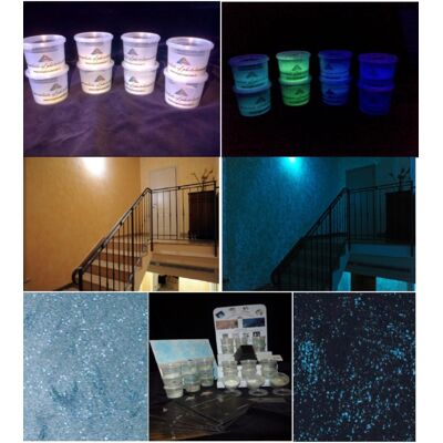 STICKERSLAB - GlassBeadGlow - Giallo/Verde - 50g - Additivo di pigmento luminescente STICKERSLAB - GlassBeadGlow - Giallo/Verde - 50g - Additivo di pigmento luminescente