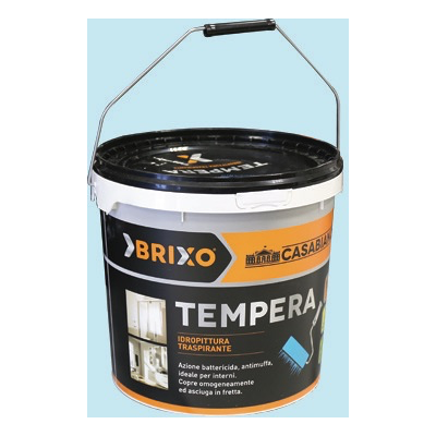 BRIXO Idropittura Tempera Casabianca - 2.5 Lt. BRIXO Idropittura Tempera Casabianca - 2.5 Lt.