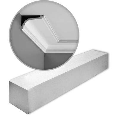 Orac Decor Bianco 15 x Cornici - Listelli decorativi - 30m Orac Decor Bianco 15 x Cornici - Listelli decorativi - 30m