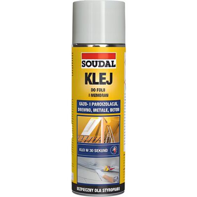 SOUDAL Spray Adesivo A Contatto Per Fogli E Membrane 500ml - Sou 198302 SOUDAL Spray Adesivo A Contatto Per Fogli E Membrane 500ml - Sou 198302