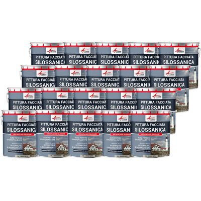 ARCANE INDUSTRIES Pittura Silossanica Per Esterni E Facciate, Ad Alto Potere Idrorepellente - Arcafaçade Siloxane - 20 X 10 L Grigio Seta - Ral 7044 - ARCANE INDUSTRIES Pittura Silossanica Per Esterni E Facciate, Ad Alto Potere Idrorepellente - Arcafaçade Siloxane - 20 X 10 L Grigio Seta - Ral 7044 -
