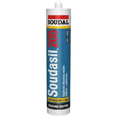 SOUDAL Sigillante Neutro Per Edilizia 'soudasil 205' 310 Ml SOUDAL Sigillante Neutro Per Edilizia 'soudasil 205' 310 Ml