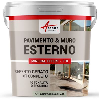ARCANE INDUSTRIES Microcemento Per Esterni: Pavimenti, Muri, Terrazze, Balconi, Scale - 2 M² (in 2 Strati) Grigio Chiaro Spinello - ARCANE INDUSTRIES Microcemento Per Esterni: Pavimenti, Muri, Terrazze, Balconi, Scale - 2 M² (in 2 Strati) Grigio Chiaro Spinello -