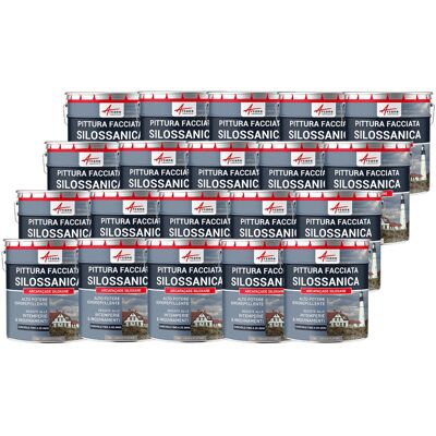 ARCANE INDUSTRIES Pittura Silossanica Per Esterni E Facciate, Ad Alto Potere Idrorepellente - Arcafaçade Siloxane - 20 X 10 L Grigio Platino - Ral 7036 - ARCANE INDUSTRIES Pittura Silossanica Per Esterni E Facciate, Ad Alto Potere Idrorepellente - Arcafaçade Siloxane - 20 X 10 L Grigio Platino - Ral 7036 -