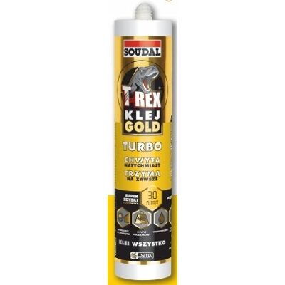 SOUDAL Colla Di Montaggio Ibrida 290ml T-rex Gold Turbo - Colla 290 Tur SOUDAL Colla Di Montaggio Ibrida 290ml T-rex Gold Turbo - Colla 290 Tur