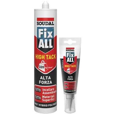 SOUDAL Adesivo Sigillante 'fix All High Tack' 25 Ml - Bianco SOUDAL Adesivo Sigillante 'fix All High Tack' 25 Ml - Bianco