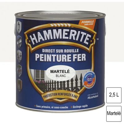 Vernice per metallo resistente alla ruggine Hammerite - 2,5L Vernice per metallo resistente alla ruggine Hammerite - 2,5L