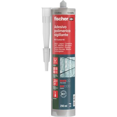 Fischer Silicone Adesivo Sigillante Kd Crystal 40 Fischer Silicone Adesivo Sigillante Kd Crystal 40