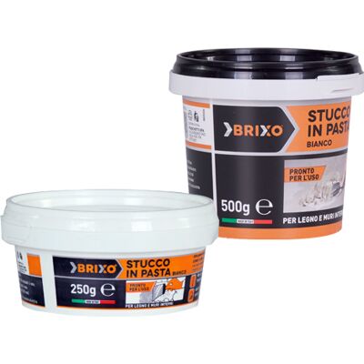 BRIXO Stucco In Pasta Bianco Kg.0,250 BRIXO Stucco In Pasta Bianco Kg.0,250