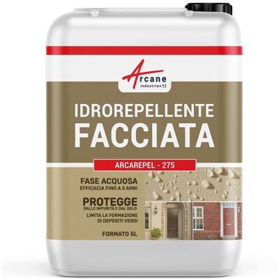 ARCANE INDUSTRIES Idrorepellente Per Facciate In Pietra, Mattoni Porosi, Intonaci E Stucchi, In Fase Acquosa - Arcarepel - 275 - 5 L (fino A 25 M²) - ARCANE INDUSTRIES Idrorepellente Per Facciate In Pietra, Mattoni Porosi, Intonaci E Stucchi, In Fase Acquosa - Arcarepel - 275 - 5 L (fino A 25 M²) -