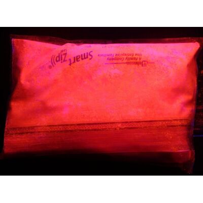 STICKERSLAB Pigmento Additivo Polvere Luminescente Fluorescente Si Illumina Al Buio 5 Colori (a Base Colorata) Colore - Rosso Fluo, Peso - 20 Grammi STICKERSLAB Pigmento Additivo Polvere Luminescente Fluorescente Si Illumina Al Buio 5 Colori (a Base Colorata) Colore - Rosso Fluo, Peso - 20 Grammi