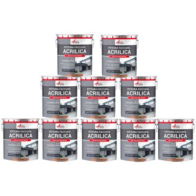 ARCANE INDUSTRIES Pittura Acrilica Per Esterni: Per Facciate Esterne E Stucco - Arcafaçade Renov - 10 X 10 L Ocra - Ral 050 60 40 - ARCANE INDUSTRIES Pittura Acrilica Per Esterni: Per Facciate Esterne E Stucco - Arcafaçade Renov - 10 X 10 L Ocra - Ral 050 60 40 -