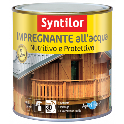 Syntilor - Impregnante ad acqua 0,5L Noce Scuro Syntilor - Impregnante ad acqua 0,5L Noce Scuro