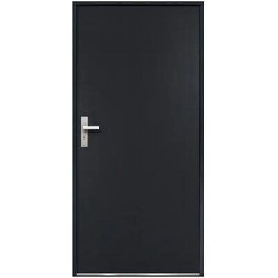 Unique Porta D'Ingresso In Acciaio Massiccio H207 X L100 Cm Antracite Spessore 68 Mm Apertura Verso Destra - Agueda Unique Porta D'Ingresso In Acciaio Massiccio H207 X L100 Cm Antracite Spessore 68 Mm Apertura Verso Destra - Agueda
