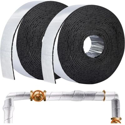 FOCTRO Isolamento Per Tubi, Nastro Isolante In Schiuma Per La Protezione Dei Tubi, Larghezza 5 Cm, 10 M, 5 Mm FOCTRO Isolamento Per Tubi, Nastro Isolante In Schiuma Per La Protezione Dei Tubi, Larghezza 5 Cm, 10 M, 5 Mm