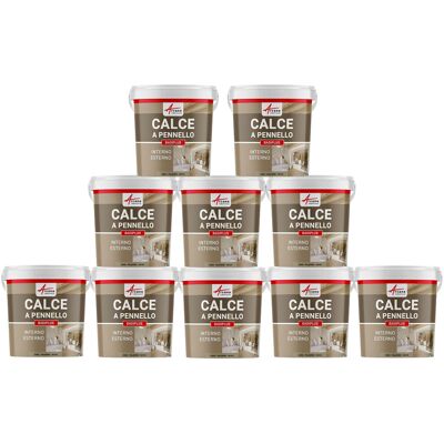 ARCANE INDUSTRIES Calce A Pennello Per Muri Esterni E Interni - Badiplus - 10 X 20 Kg Palermo - Beige - ARCANE INDUSTRIES Calce A Pennello Per Muri Esterni E Interni - Badiplus - 10 X 20 Kg Palermo - Beige -
