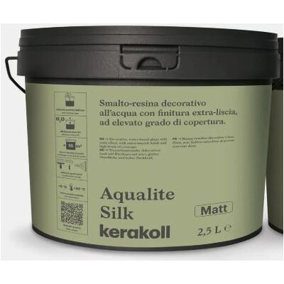 KERAKOLL Smalto-resina Decorativo All’acqua Con Finitura Satinata Aqualite Bianco 2,5 Lt KERAKOLL Smalto-resina Decorativo All’acqua Con Finitura Satinata Aqualite Bianco 2,5 Lt