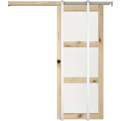 Unique Porta Scorrevole Con Sistema A Scomparsa In Legno E Vetro Temperato Satinato 3 Finestre H205 X L73 Cm - Acosta Ii Unique Porta Scorrevole Con Sistema A Scomparsa In Legno E Vetro Temperato Satinato 3 Finestre H205 X L73 Cm - Acosta Ii