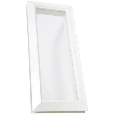 NICOLL - Finestra Rettangolare In Pvc Bianco 380 X 225 Mm - 203mi NICOLL - Finestra Rettangolare In Pvc Bianco 380 X 225 Mm - 203mi