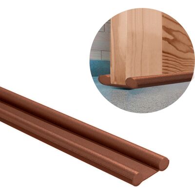 WOLFPACK Linea Profesional - Brown Foam Door Weatherstrip Low Door 95 Cm. - WOLFPACK Linea Profesional - Brown Foam Door Weatherstrip Low Door 95 Cm. -