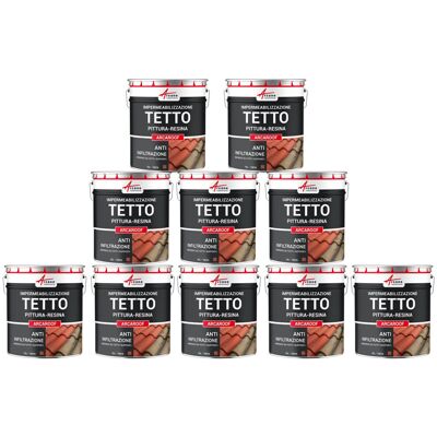 ARCANE INDUSTRIES Guaina Liquida Per Tetti, Guaina Impermeabilizzante Tetto Arcaroof - 10 X 10 L Tegola - ARCANE INDUSTRIES Guaina Liquida Per Tetti, Guaina Impermeabilizzante Tetto Arcaroof - 10 X 10 L Tegola -