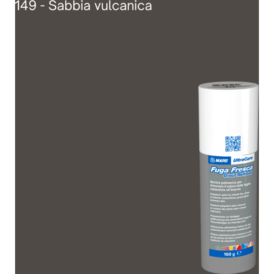 MAPEI Rinnovo Fughe Sbiadite Ripristinare Pavimento Ultracare Fuga Fresca 160 Gr Colore- Sabbia Vulcanica - 149 - Confezione 1 MAPEI Rinnovo Fughe Sbiadite Ripristinare Pavimento Ultracare Fuga Fresca 160 Gr Colore- Sabbia Vulcanica - 149 - Confezione 1