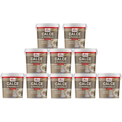 ARCANE INDUSTRIES Calce A Pennello Per Muri Esterni E Interni - Badiplus - 10 X 20 Kg Bastia - Grigio Medio - ARCANE INDUSTRIES Calce A Pennello Per Muri Esterni E Interni - Badiplus - 10 X 20 Kg Bastia - Grigio Medio -