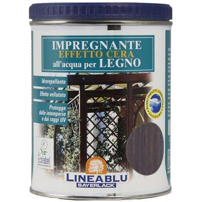 SAYERLACK - Impregnante All'acqua Effetto Cera Per Legno Per Esterno - Hi 2213 Noce Scuro Ml.750 SAYERLACK - Impregnante All'acqua Effetto Cera Per Legno Per Esterno - Hi 2213 Noce Scuro Ml.750