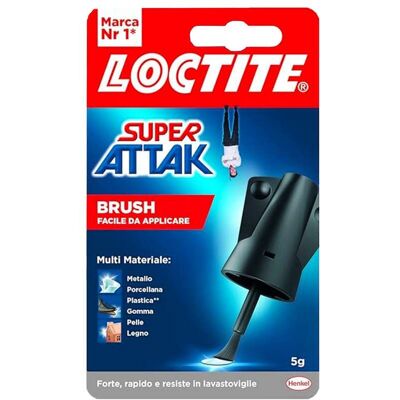 Loctite Super Attack 'brush' Colla Liquida Facile Da Applicare 5 Gr Loctite Super Attack 'brush' Colla Liquida Facile Da Applicare 5 Gr