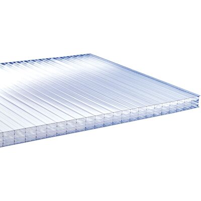 MCCOVER - Piastra In Policarbonato Cellulare 32mm Trasparente, E: 32 Mm, L: 98 Cm, L: 3 M MCCOVER - Piastra In Policarbonato Cellulare 32mm Trasparente, E: 32 Mm, L: 98 Cm, L: 3 M