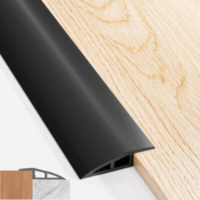 AIAILIKILL 1 Barra Di Soglia Adesiva, 100x5 Cm In Pvc, Regolazione Del Livellamento 5-10 Mm, Impermeabile, Per Uso Interno AIAILIKILL 1 Barra Di Soglia Adesiva, 100x5 Cm In Pvc, Regolazione Del Livellamento 5-10 Mm, Impermeabile, Per Uso Interno