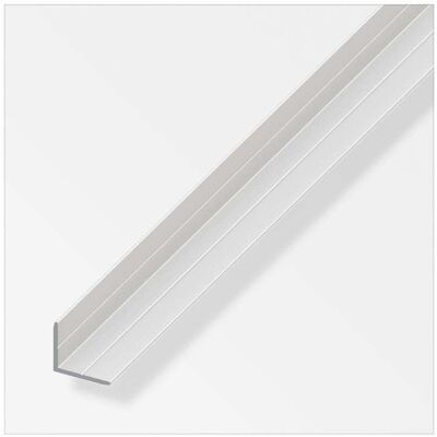 ALFER Profilo Angolare 6x8mm Alluminio Anodizzato Argento 2m Per Pannelli ALFER Profilo Angolare 6x8mm Alluminio Anodizzato Argento 2m Per Pannelli