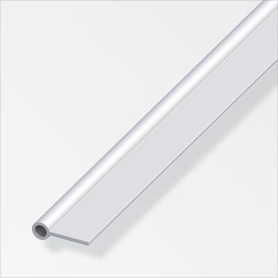 ALFER Profilo Cerniera 20x9x2 Alluminio Argento 1metro ALFER Profilo Cerniera 20x9x2 Alluminio Argento 1metro