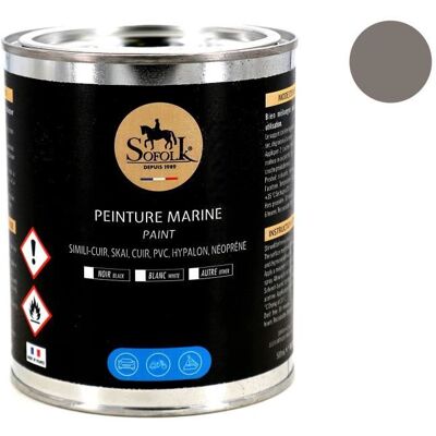 Sofolk - Leather Paint - Taupe - 500ml - Vernice Sofolk - Leather Paint - Taupe - 500ml - Vernice