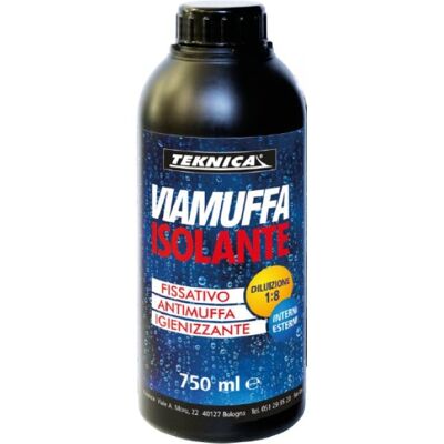 TEKNICA Via Muffa Isolante Primer Acrilico Antimuffa Ed Antialga 750 Ml TEKNICA Via Muffa Isolante Primer Acrilico Antimuffa Ed Antialga 750 Ml